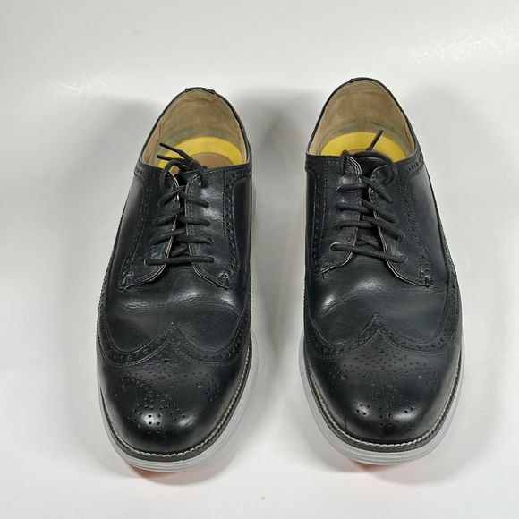 Cole Haan Grand OS Wingtip Oxford Shoes Men’s Size 11 M Black C21198 - Picture 13 of 15